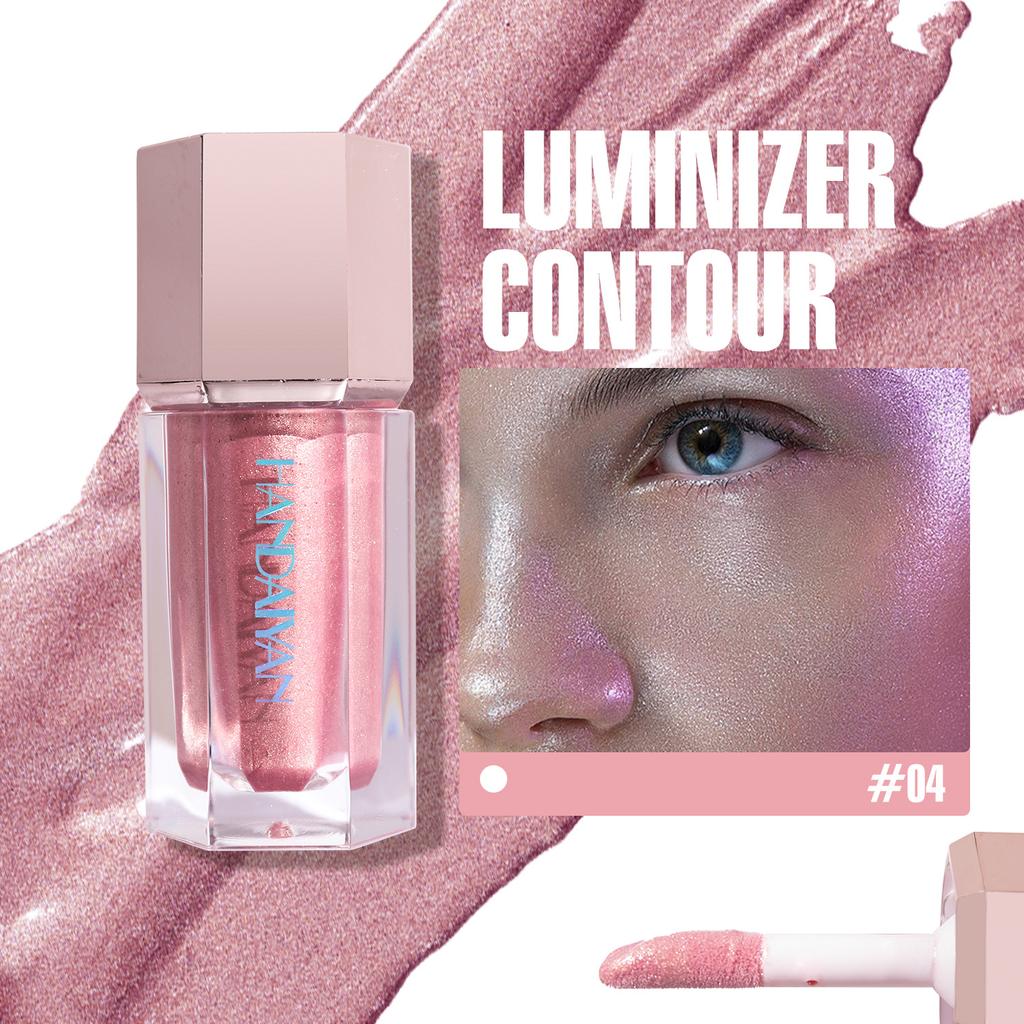 High-gloss Repairing Liquid Deepens The Shadow of The Face Pearlescent Waterproof Brightening Liquid Eye Shadow