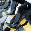 Men's High Tube Rain Shoes, Labor Insurance Pvc Waterproof and Non-slip Thickened Fishing Shoes Men's