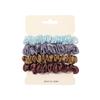 Cross-border Satin Hair Tie & Headband Set - Pig Intestine Style, Simple Ponytail, Leather Bun Tie