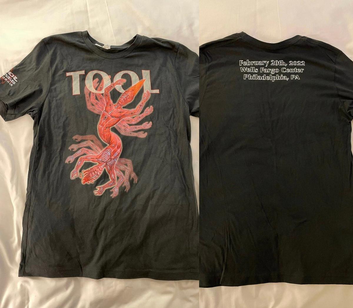 Vintage Tool Shirt Philadelphia 2022 Fear Inoculum Tour Great Turn Alex Grey Too S