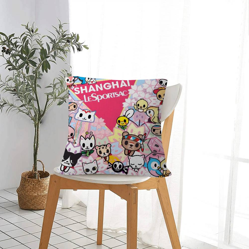 Anime T-Tokidoki-S Pillow Cushion Cover Pillowcase Living Room Sofa Home Decor
