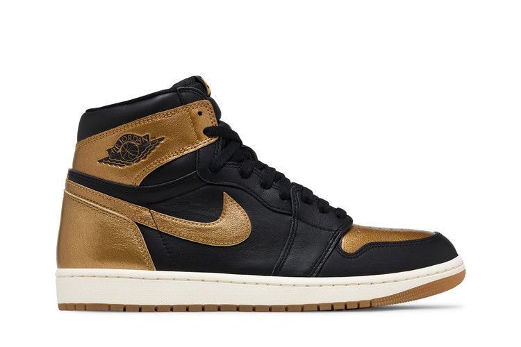 Jordan 1 Retro High OG Nero Oro Metallico