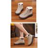 Winter High Top Velvet Boots for Female Students, Thick Soled Casual Warm Street Boots