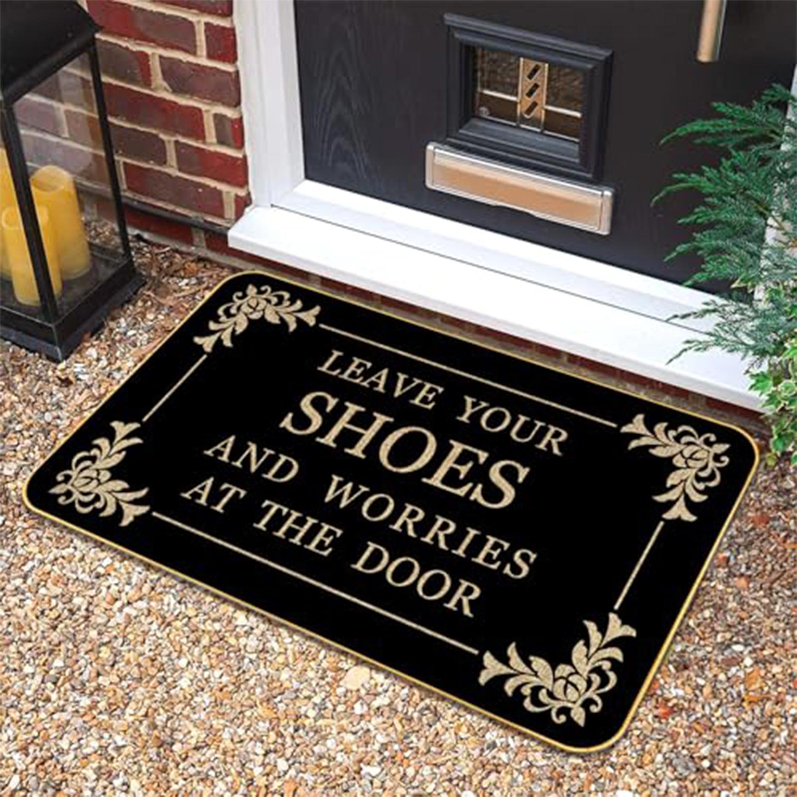 

Printed Kitchen Floor Mat, Bathroom Floor Mat, Washable Door Mat At The Entrance One Size