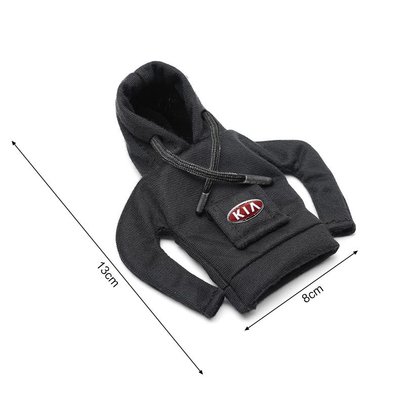 1Pcs Fashion Car Gear Lever Hood Small Sweater Decoration Gear Lever Hoodie For KIA K5 K9 Sorento Ceed Sportage Carnival Stinger Forte Niro Cadenza