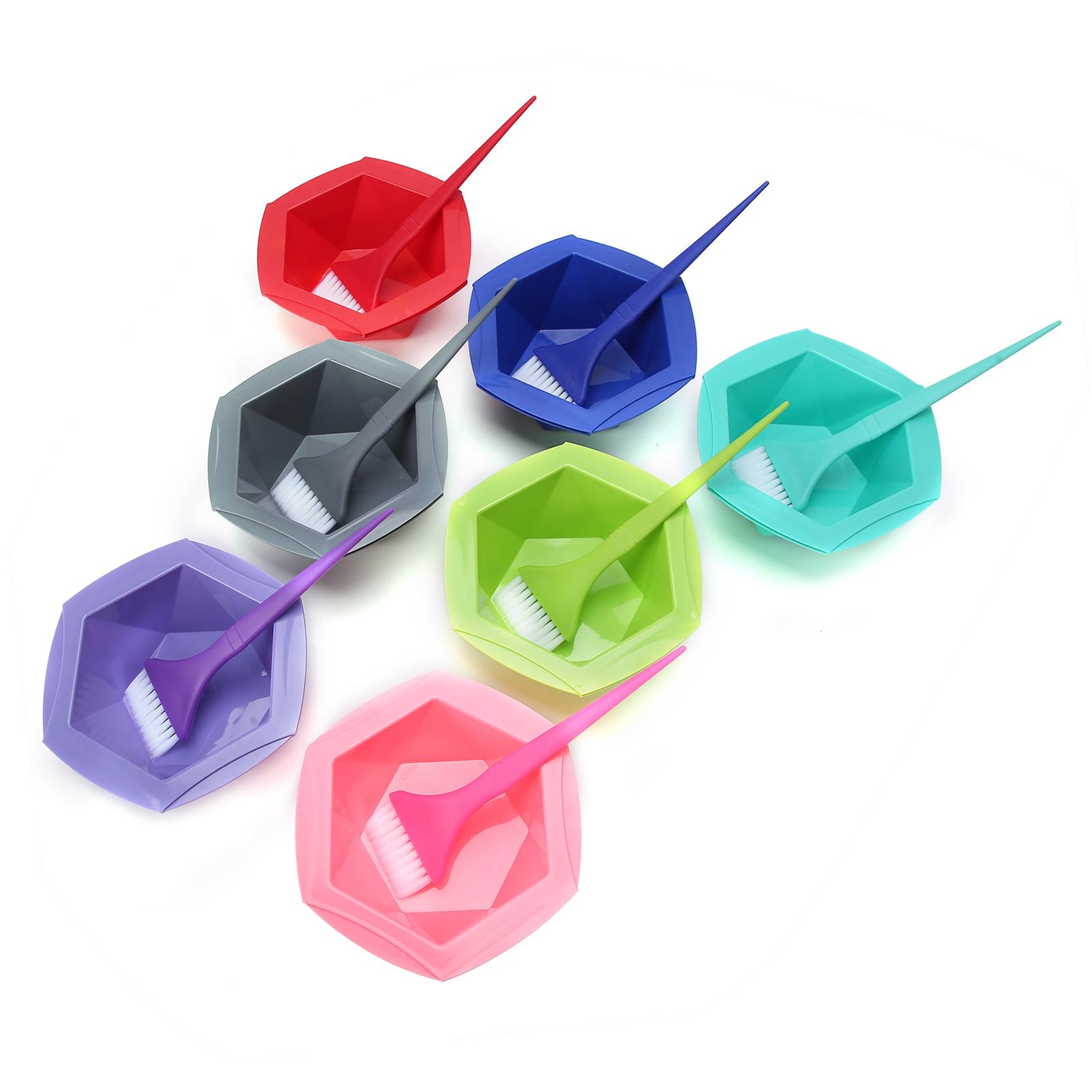 

7 шт., набор кистей для окрашивания волос, миски, профессиональный набор для окрашивания волос, инструменты для мелирования волос