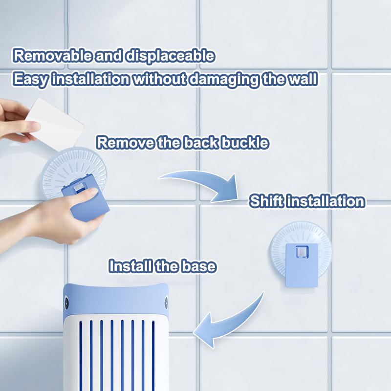 Silicone Toilet Brush Set Hanging Hole Non-Slip Toilet Scrubber Wall-Mounted Durable Toilet Cleaner With Holder Bathroom