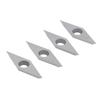 20pcs Carbide Cutter Inserts for Wood Lathe Turning Tools Suitable for Use in Planing and Wood Turning with Easy Replacement