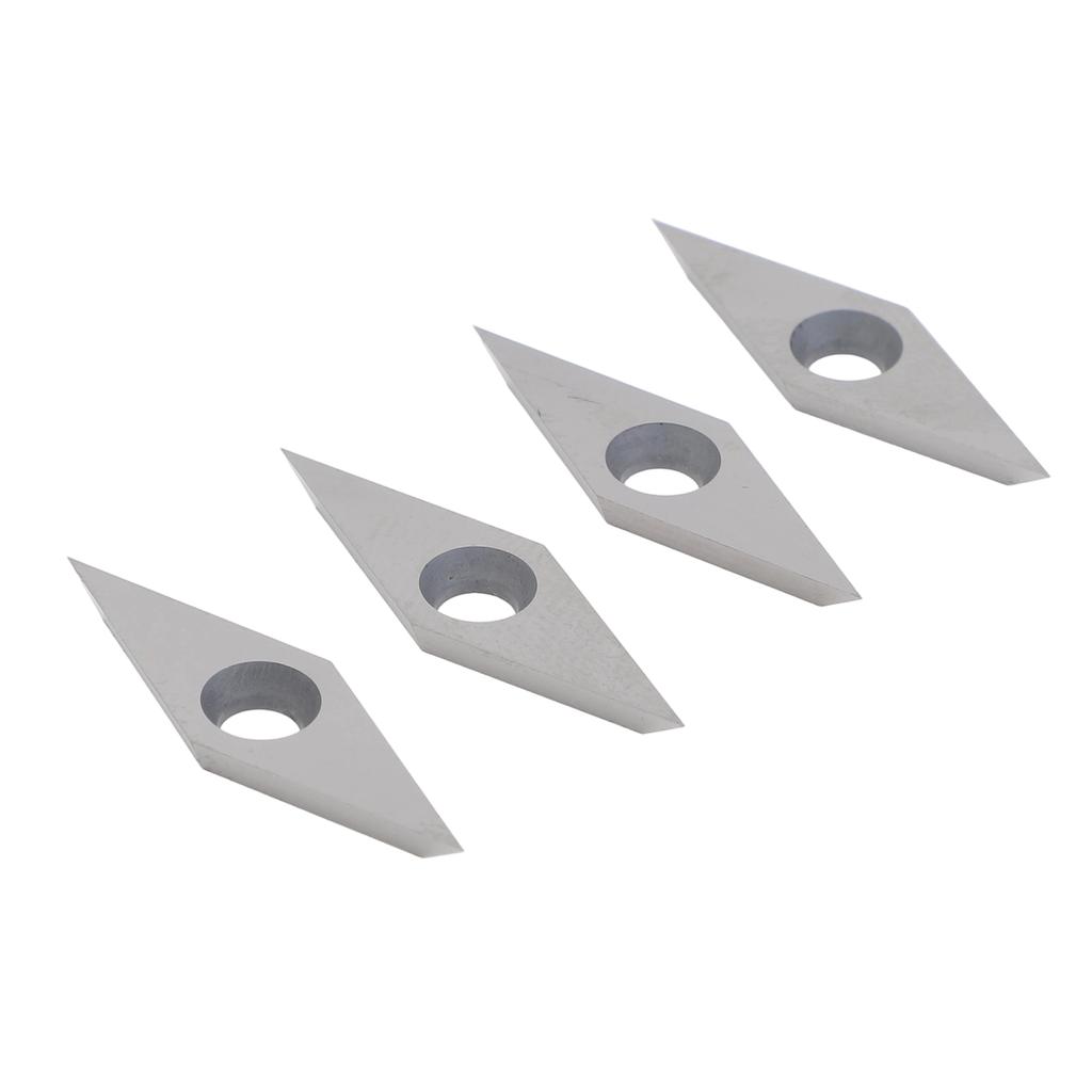 20pcs Carbide Cutter Inserts for Wood Lathe Turning Tools Suitable for Use in Planing and Wood Turning with Easy Replacement