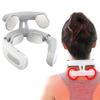 4-head Neck Massager USB Rechargeable Cervical Massager with Heat Electric Neck Massager Relaxation Gifts for Women Men Dad Mom