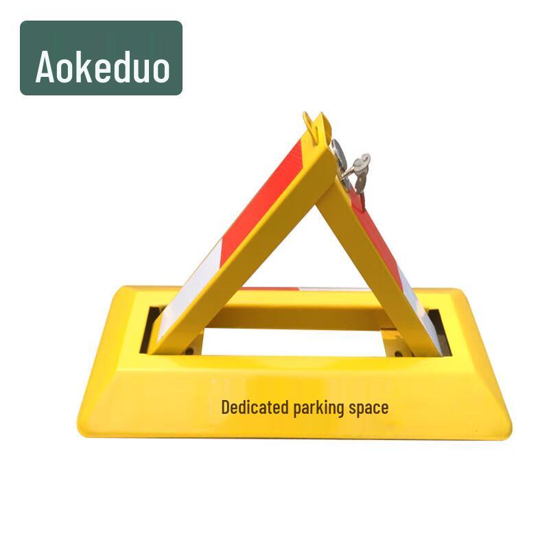 Aokedu No-Drill Triangular Car Parking Lock