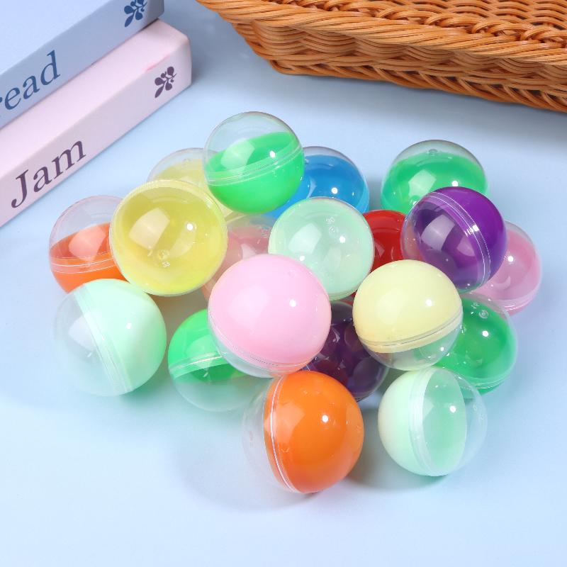 50PCS DIY Hollow Balls Plastic Ball Fillable Bauble Ornaments Home Party Gifts Box Decor Wedding Party Gifts