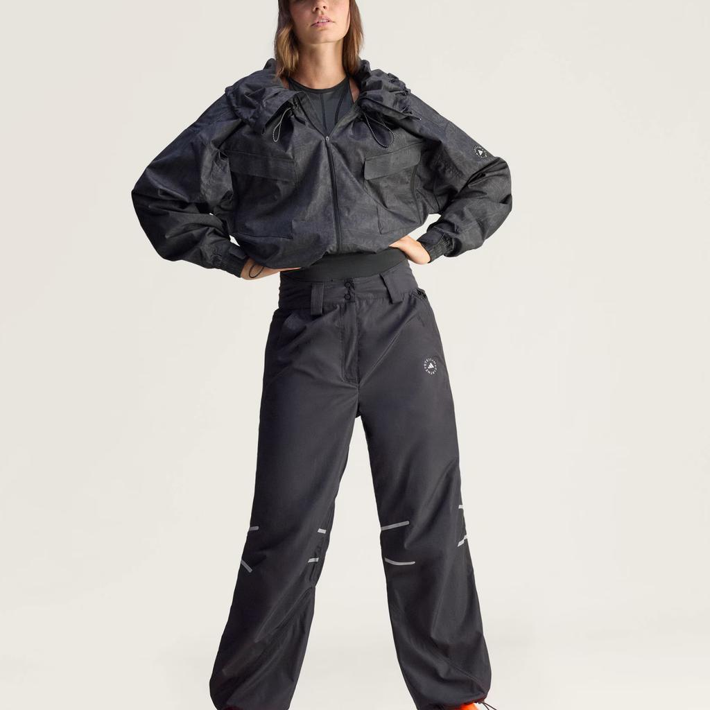 Adidas Stella McCartney Printed Track Top Loose Comfortable Zip Long Sleeve Jacket Women Jacket JV7035