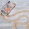 New Phone Accessory Detachable Parts Chain Orange Green Crossbody Resin Luxury Strap Phone Case Chains Acrylic Shoulder Lanyard Hanging Chain