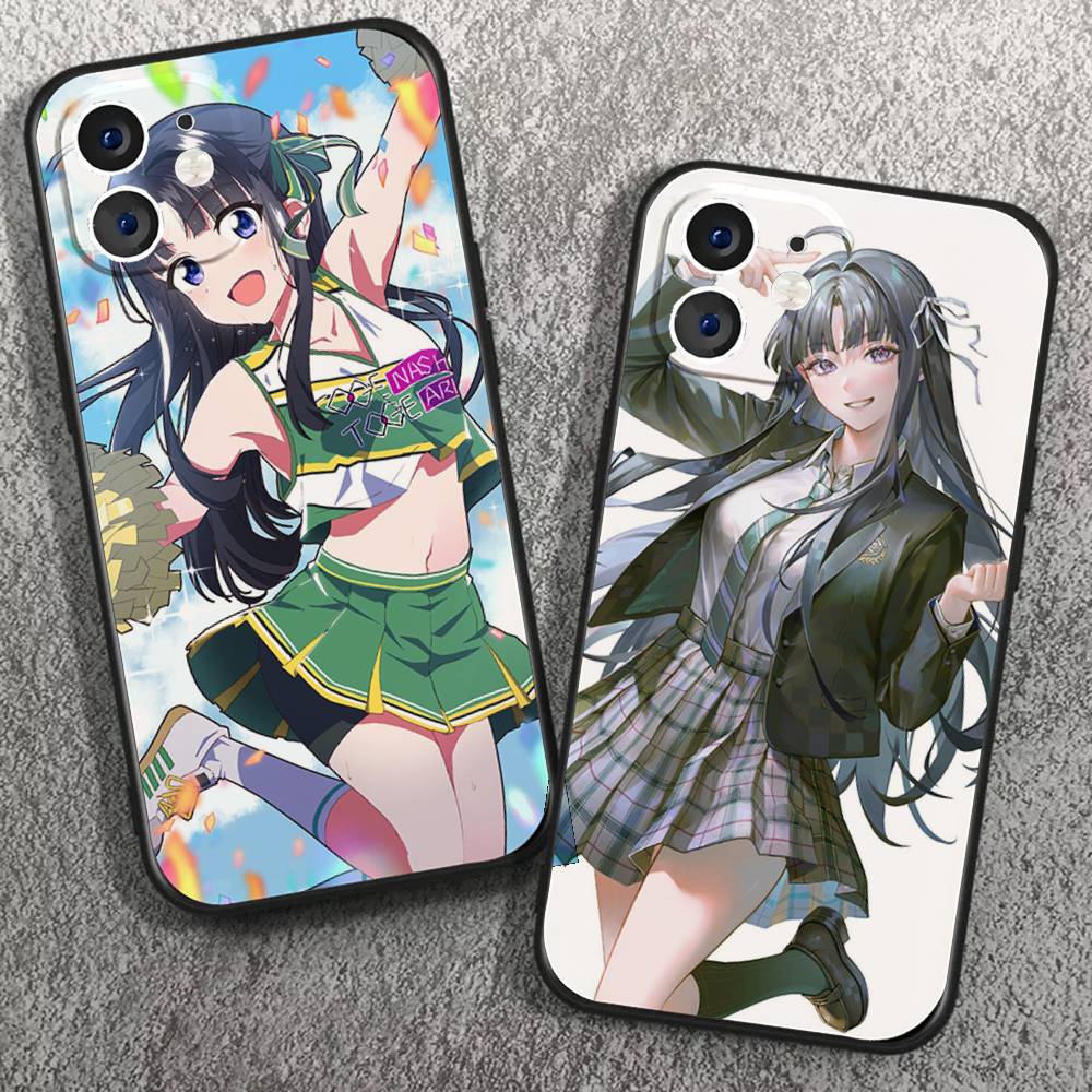 Awa Subaru Music Animation G-GIRLS BAND CRY Phone Case For IPhone 17 Air 16 15 14 13 Pro Max 11 12 Black Silicone Cover
