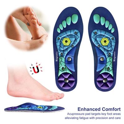 1 pár vložek s podporou klenby ortopedické akupresurní vložky pro úlevu od bolesti flexibilní vložky do bot reflexní masážní vložky