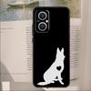 Cartoon German Shepherd Dog Cover For OPPO Reno 14 13 11 10 Pro 12F 11F 13F 14F 7 8 Lite OPPO Find X6 X5 X8 X9 Pro Case