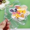 50Pcs Clear Dessert Cups, Disposable Ice Cream Bowls, Flower Shape Serving Cups for Party, Chocolate, Appetizers, Snack