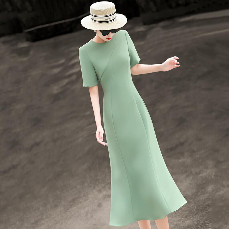 Lanser 2026 Summer Slim-Fit Mermaid Dress M