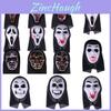 Halloween Horror Masker Voor Feestkostuum Met Plastic Spook- En Vampiergezichten Voor Cosplay Evenementen