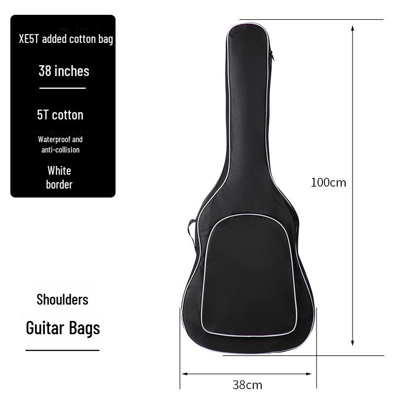 Kalınlaştırılmış Pamuk Müzik Aleti Sırt Çantası: Gitar, Bagetler, Klasik Ukulele ve Piyano Aksesuarları İçin Uygundur