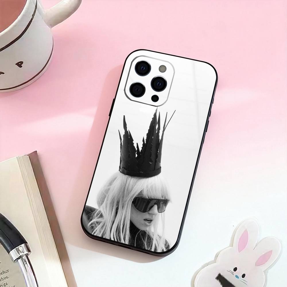 L-Lady Singer G-Gaga Phone Case Silicone Soft For IPhone 17,16,15,14,13,12,11,XS,Plus Pro Max