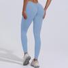 V-Shaped High-Elastic Hip-Lifting Pleated Yoga Pants - Popular in Europe & America for Training, Running & Fitness