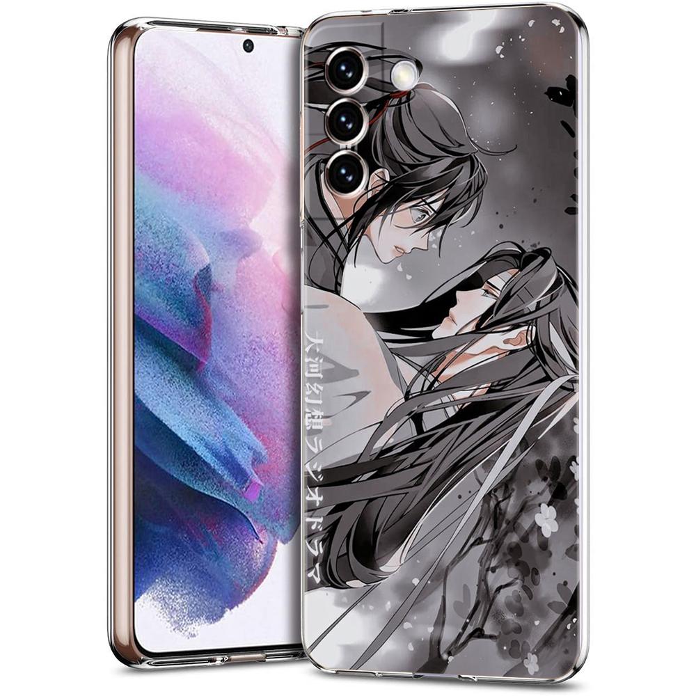 Mo Dao Zu Shi Phone Case for Samsung Galaxy S23 S20 FE S22 S21 Ultra M21 M22 M32 S10 S10E S9 S8 Plus 5G Transparent Shell Capas
