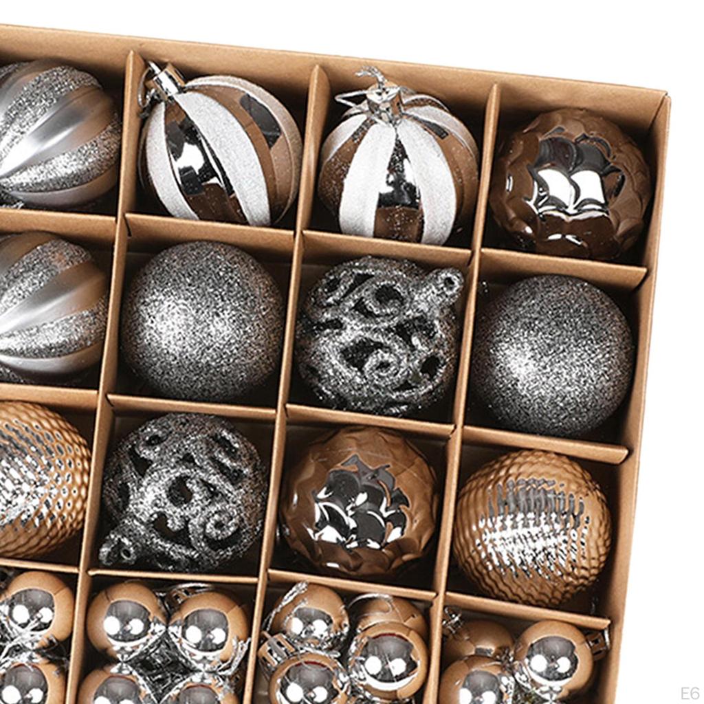 36 kusů Vánoční koule Ozdoby Dekorace na stromeček Potřeby pro párty Ozdoby pro