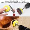 75mm Sandpaper Set with and Includes Polishing Pads and Sponges Compatible with Hex Power Screwdrivers and Small Power Sanding Discs for Wood and