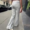 Fashionable and Sporty Simple Solid Color Casual Versatile Trousers for Women 2025 Autumn and Winter New Style