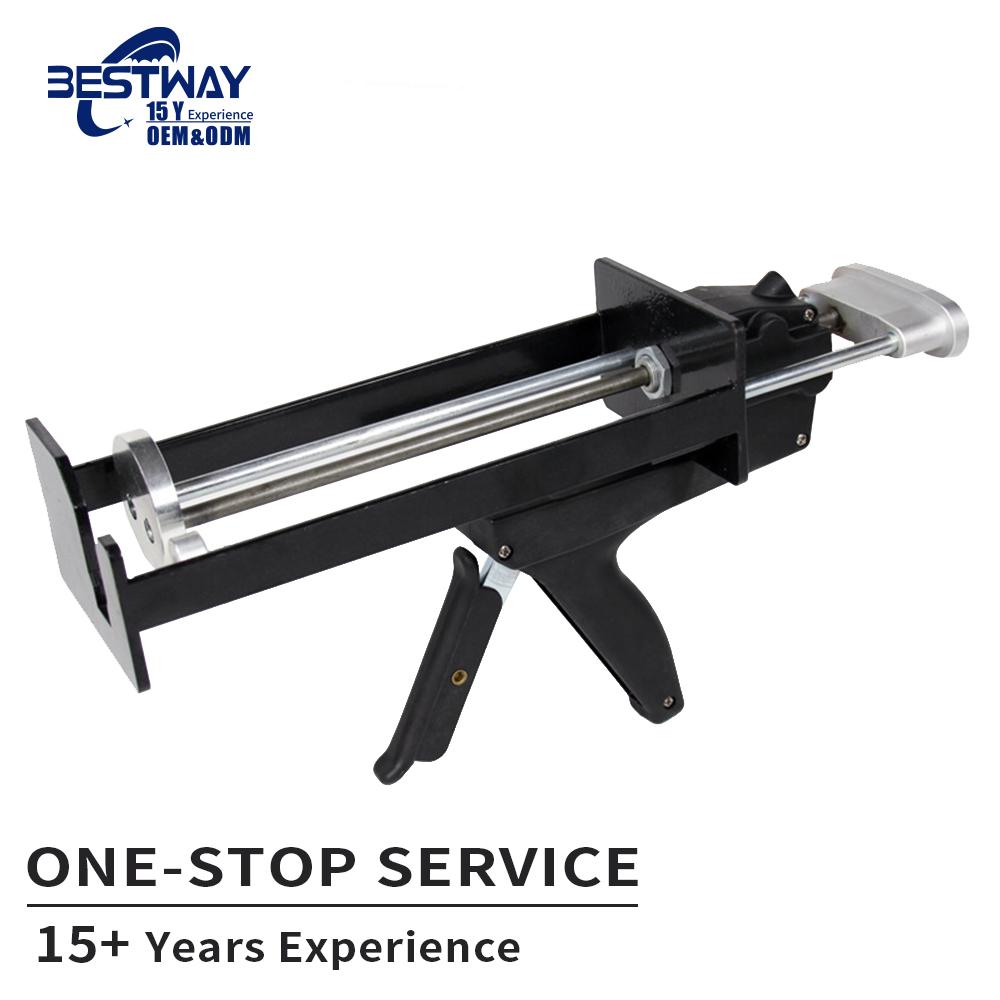 Portable Lightweight Caulking Cartridge Gun Dispenser Adhesive 100ML 1:1 Glue Spray 50ML 10:1 Dispensing Manual AB Glue Gun dispensing gun