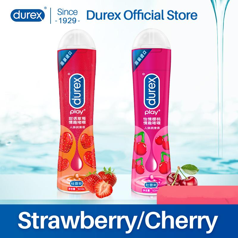 

Durex Смазка 50 мл * 2шт Вишня Клубника Ароматизированная Смазка на водной основе