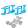 Aluminum Alloy Rear Lower Suspension Arm Upgrade Parts Fits for Wltoys 1 14 144001 RC CarBlue F1250B