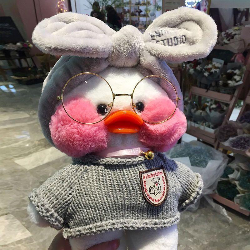 Kačka s kyselinou hyaluronovou Malá žlutá kachna panenka Ins Ducks Lalafanfan Ducks Plyšové plyšové hračky Ducks Panenka Narozeniny 30cm
