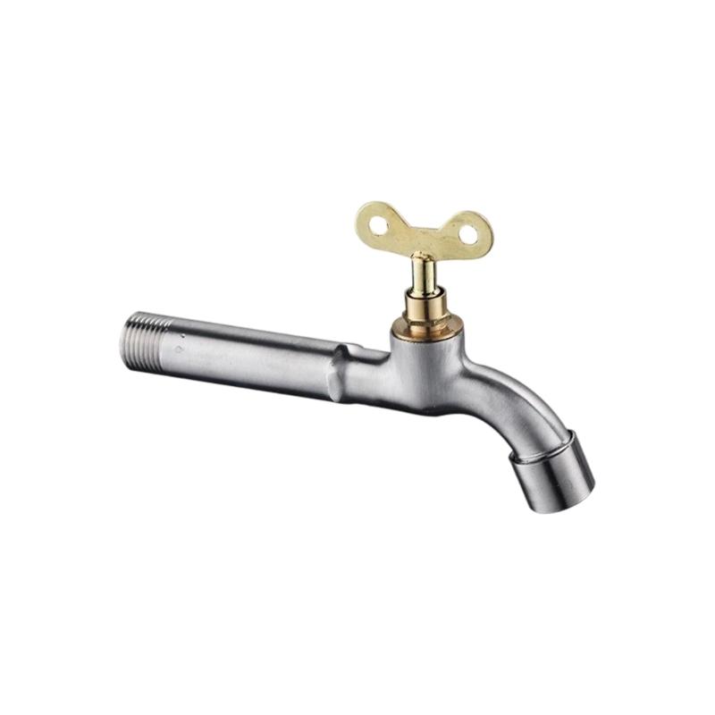 Outdoor Security Faucet 304 Rustproof Steel Construction Removable Anti Theft Lock Mechanism For Public Areas