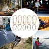 Zinc Alloy Keychain Carabiner Keychain Clip Key Holder Key Chain Clip Hook Carabiner Outdoor Camping Keychain Buckle Set