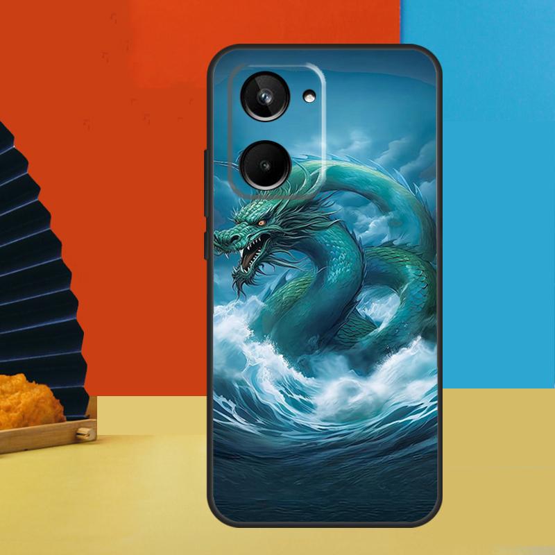 Chinese Style Crane Dragon For Realme GT7 Pro GT6 10 11 12 13 14 15 Pro Plus C55 C67 C63 C61 C53 C31 C65 C71 C75 Case