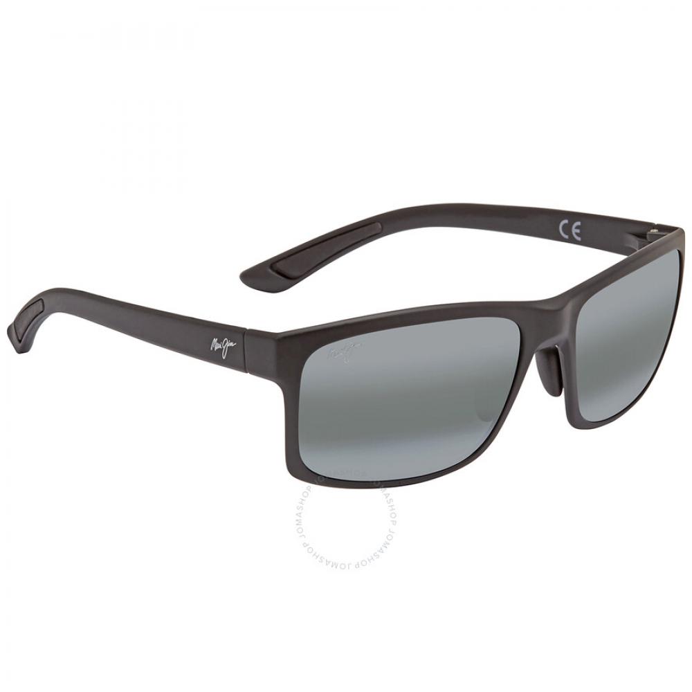 Maui Jim Pokowai Arch Nuetral Grey Square Unisex Sunglasses 439 2m 58
