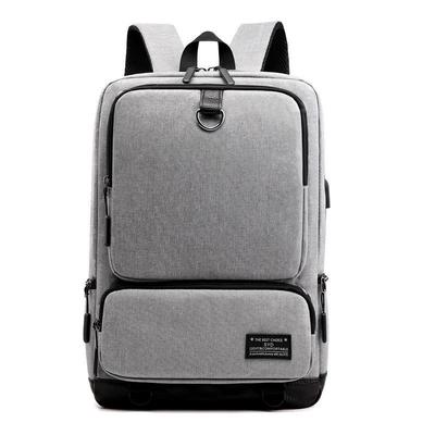 Men's Versatile Large Capacity Travel Backpack with USB - Outdoor & School Use