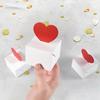 10Pcs Foldable Paper Gift Packaging Box Candy Chocolate Holder Box For Valentines Day Wedding Anniversary Gift Wrapping