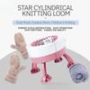 Máquina de Tricô Circular 22 Agulhas, Ferramenta de Tricô à Mão, Ferramenta de Tricô Interativa Pai-Filho DIY para Luvas e Cachecóis
