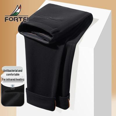 Men's Thermal Business Casual Straight-Leg Pants
