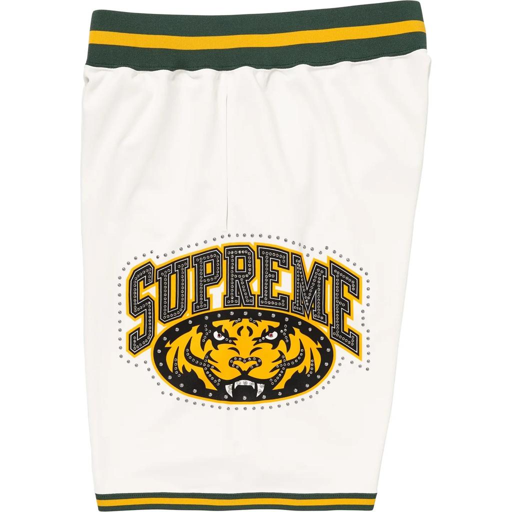Supreme Studded Basketball Short White