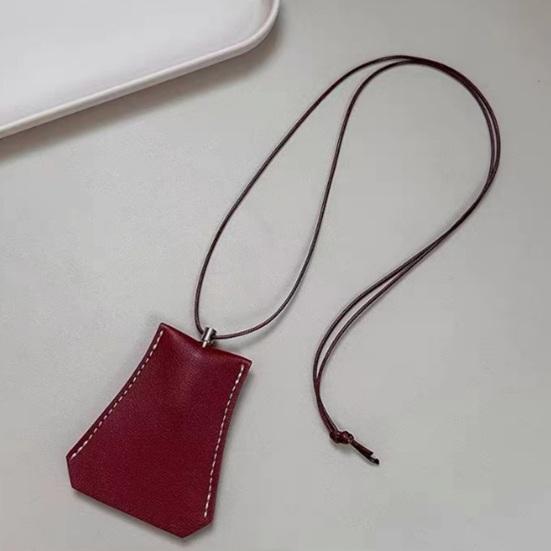 Подвесной шейный мешочек из искусственной кожи для монет — фото 8