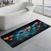 VIKAMA Colorful Heart Balloon Carpet Night Sky Grass Kitchen Rug Soft Doormat Rug For Bedroom Carpet For Live Room Bathroom Mat