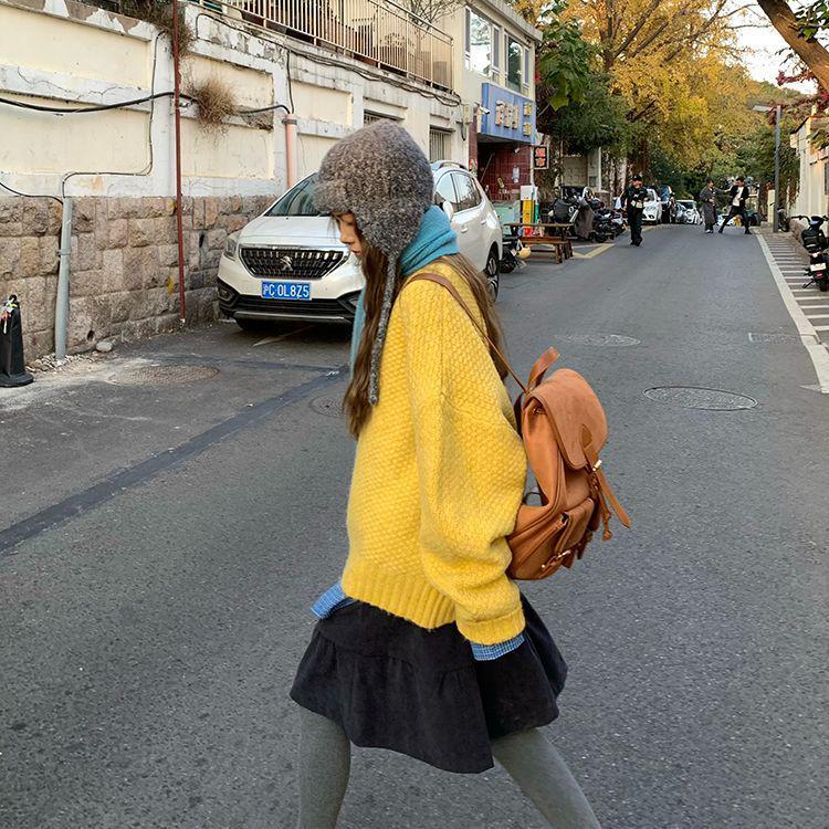 Korean Style Dark Grey High-Waisted Wool Skirt 2025 - Slimming, Versatile, Short for Autumn/Winter S