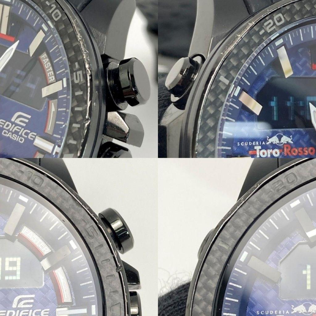 Used CASIO Edifice Toro Rosso Limited Edition ECB-800TR-2AJR Solar Men's Watch