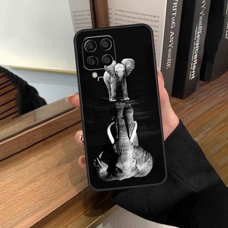 Elephant Baby Nature Case For Samsung Galaxy M35 M15 M55 M56 M36 M16 M06 M31 M13 M33 M53 M12 M32 M52 M14 M34 M54