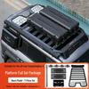 Touareg-Compatible Fangcheng Bao 5 Roof Rack: Expandable Folding Ladder & Small Backpack Platform